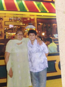 Aman with his Dadi