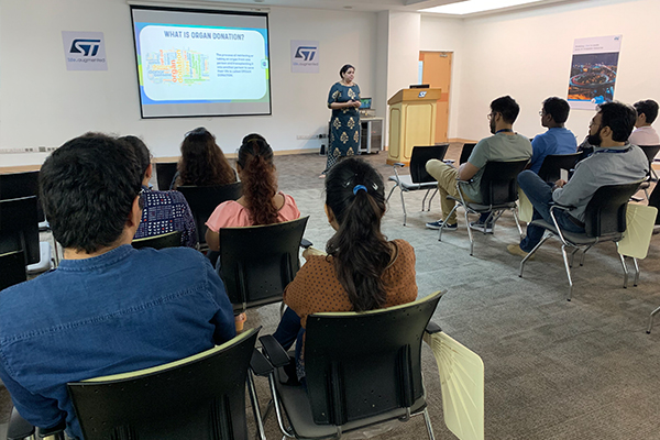 Organ Donation awareness session at STMicroelectronics in Greater Noida